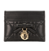 Christian Dior Lady Dior Freesia Card Holder, &pound;275, Accessories, Black, Leather, Front view